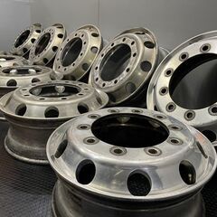 ALCOA アルコア トラックホイール アルミホイール 22.5X8.25-165 22.5インチ 10本 10H PCD335 +165 大型トラック 大型バス等　(VHV192) クレジットカード QRコード決済可能