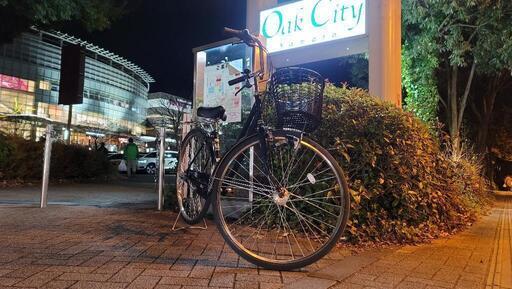 シティーサイクル　ママチャリ　27インチ　使用期間３ヶ月　オートライト　３段ギア