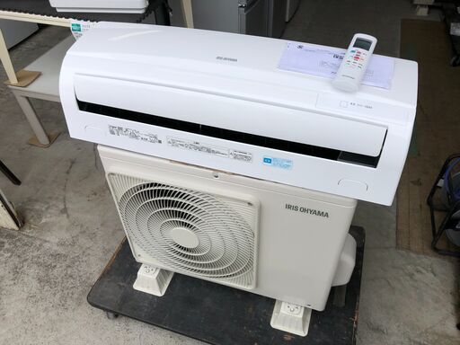【動作保証あり】IRIS OHYAMA 2018年 6畳用 ルームエアコン IRR-2219C ①【管理KR239】