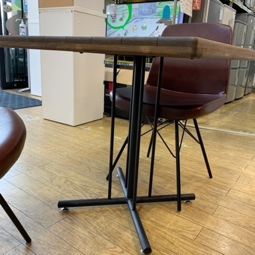 ⭐️インダストリアル⭐️東馬 ダイニング3点セット KELT 天然木 ブルックリン カフェStyle 大川家具 関家具