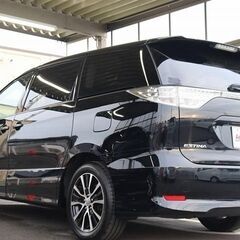 😊東海エリア・自社ローン取り扱い店！ 最長36回！エスティマ2.4アエラス 7人乗 ブラックの画像