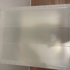 無印良品 衣装ケース大　約幅４４×奥行５５×高さ２４ｃｍの画像