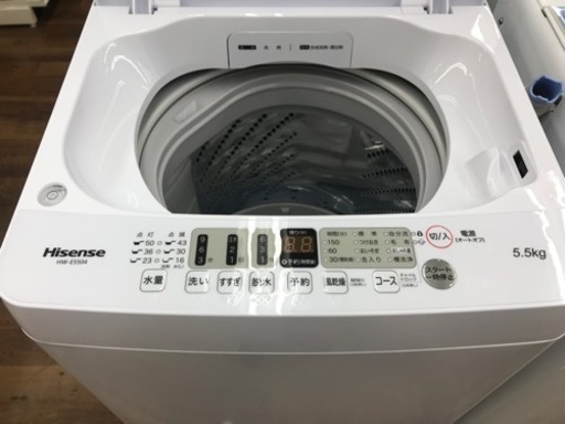 Hisense 簡易乾燥機能付洗濯機　5.5kg