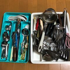 【無料】中古の調理道具、キッチンツール、スプーン等諸々