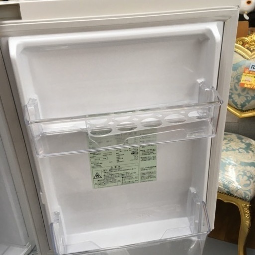 S207AQUA 【右開き】126L 2ドアノンフロン冷蔵庫 エディオンオリジナル and Smart ホワイト AQR-E13H(W