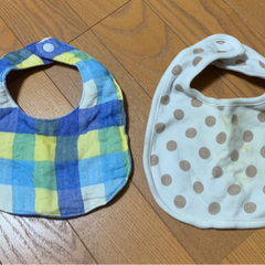 リバーシブル スタイ 2枚セット ★ ベビー スタイ よだれかけ