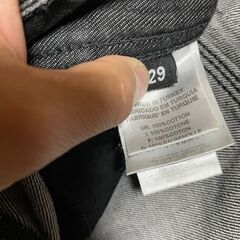55dsl black denim mod.PEEX super slim fit 29inch フィフティファイブディーゼル　黒デニム　29インチの画像