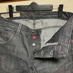 55dsl black denim mod.PEEX super slim fit 29inch フィフティファイブディーゼル　黒デニム　29インチの画像