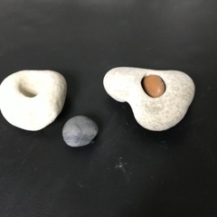 ポットホールの石