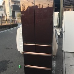 最終値下げ⭐︎MITSUBISHI  三菱　470L  6ドア冷蔵庫MR-WX47C-BR