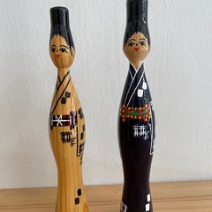 ［値下げしました❗️］琉球みやらびこけし（専用箱有り）の画像