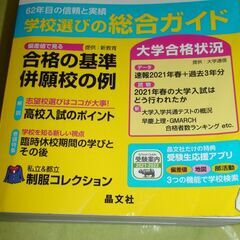 ★首都圏 高校受験案内 2022年度用★晶文社★の画像