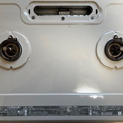 2017年製 リンナイ 都市ガス用 ガステーブル KGM562BEL 左強火 水無し片面焼きグリル ガスコンロの画像
