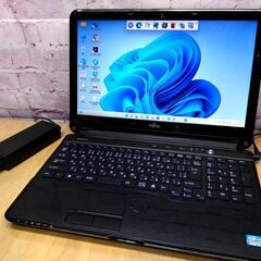 ★完売御礼★富士通 AH55/G【Core i7☆国内3年保証 新品SSD 512GB☆メモリ 8GB】15.6型★Windwos10, Microsoft Office, Blu-ray, Webカメラ