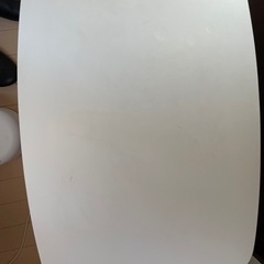 ニトリ　折りたたみテーブル(白)の画像