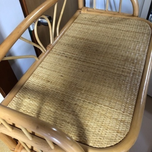 ラタン　チェスト　籐の家具