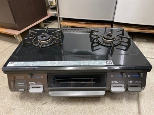 リンナイ 都市ガス ガスコンロ ガステーブル 2018 中古品