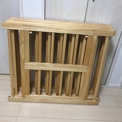 ベビー サークル ペット ゲート 木 木製の画像