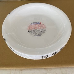 白いお皿　6枚セット　フランス製