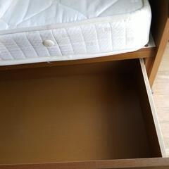 ニトリ　セミダブルベッド　マットレスの画像