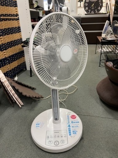 【夏の必需品涼しい風が出るやつ✨2017年製リモコン無しHEF-120R】日立扇風機