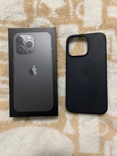 iPhone13 Pro 128gb グラファイト　純正シリコンケース