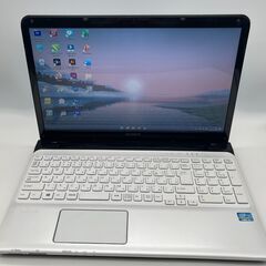 Vaioノートパソコン i5（中古）4GBのメモリ、SSD,W1...