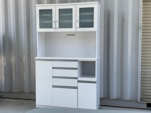 格安で！キッチンボード◇レンジ台◇食器棚◇フルスライドレール★