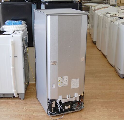 2ドア冷蔵庫 126L 2020年製 AQR-13J(S) AQUA 100Lクラス シルバー