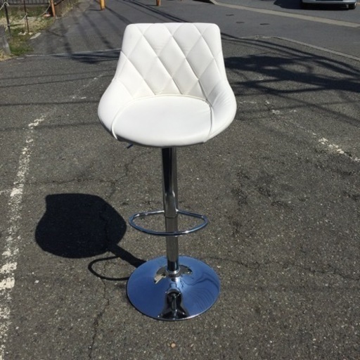 ★中古美品 ★カウンターチェア ハイチェア モダン 背もたれ付き R40324