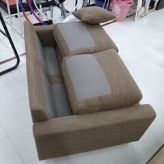 ｈFrancfranc ピソラ コンパクト ソファベッド イエロー（W1270～1720） フランフラン ソファ 中古家具 店頭引取歓迎 R3728) hFrancfranc ピソラ コンパクト ソファベッド イエロー（W1270～1720