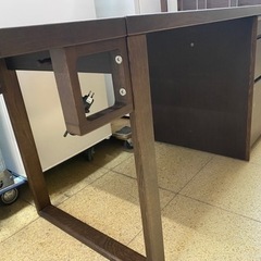カリモク ワークデスク 勉強机 パソコンデスク SU3615 国産 ブラウンの画像