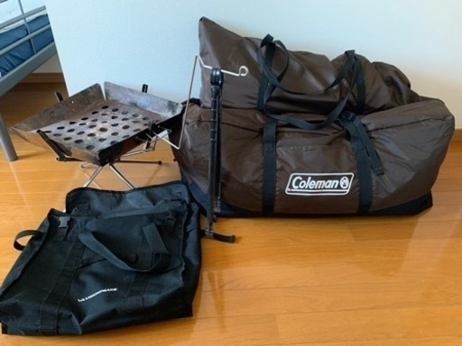 『現在お取引中』コールマンウェザーマスターコクーン2焚き火台セット