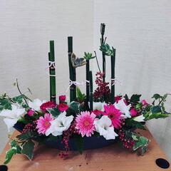 毎日の暮らしにお花を　材料費だけでアレンジメントフラワーの画像