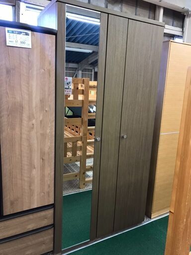 【愛品館八千代店】ニトリ　3枚扉ワードローブ　WISH3