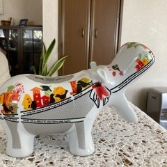フランフラン　カバ貯金箱