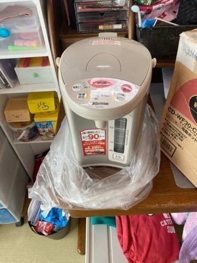象印　電気ポット　ワイド　3.0L