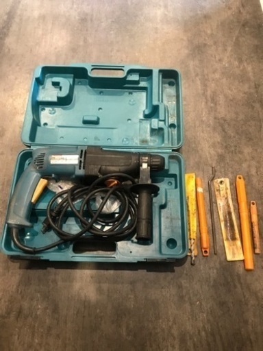 【中古】makita 24mmハンマドリル HR2410 ドリル先多数