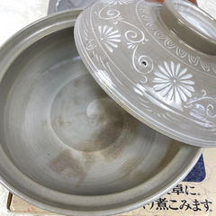 イワタニ ガスコンロ 三島 土鍋10号セットの画像