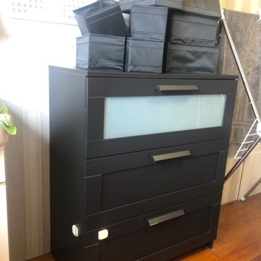 IKEA衣類収納　タンス　仕切りBOX9個(IKEA)