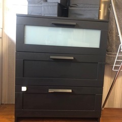 IKEA衣類収納　タンス　仕切りBOX9個(IKEA)の画像