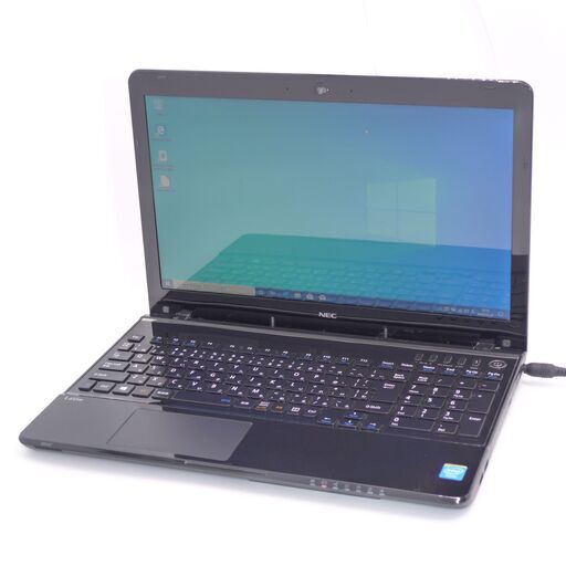 中古美品 新品SSD搭載 Wi-Fi有 ノートパソコン NEC PC-LS150MSB 15.6インチ 第2世代 Core i7 8GB BD-R 無線 カメラ Windows10 Office