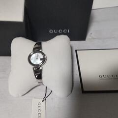 【新品未使用】 GUCCI グッチ 腕時計 シルバー グッチシマ シェルの画像