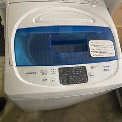 DAEWOO/大宇 6kg洗濯機/DW-S60KB 風乾燥搭載/...