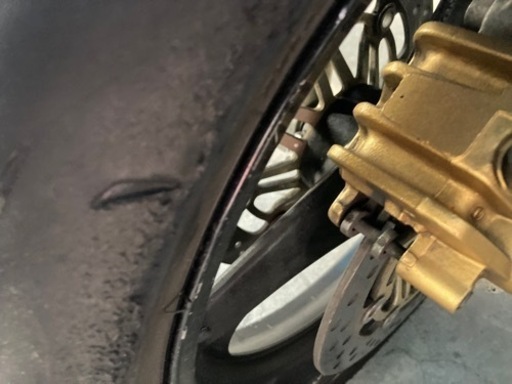 cb400sf.31前足（ホーネット17インチ化）
