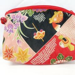 新生活応援！セール開催中です！☆吉々小絞ポーチ☆未使用品の画像