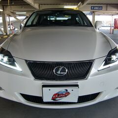 東京【自社ローン】車検２年付★保証人無し★全国対応★IS350 フルエアロ 社外19インチ＆三眼ヘッドライトの画像