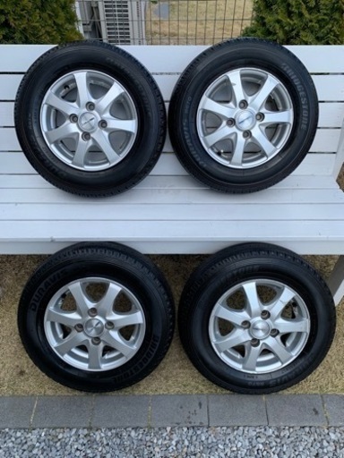 Bridgestone Duravis R670 145r12lt タイヤホイル1台分