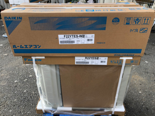 D324a ダイキンエアコンF22YTES-W 2021年モデル 未使用箱入