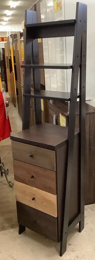 NITORI/ニトリ チェストラック 4段 Nランダム40 DBR【ユーズドユーズ名古屋天白店】J1639